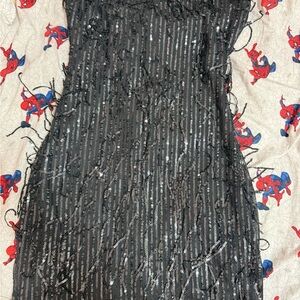 Target Red and Blue Strapless Bodycon Dress